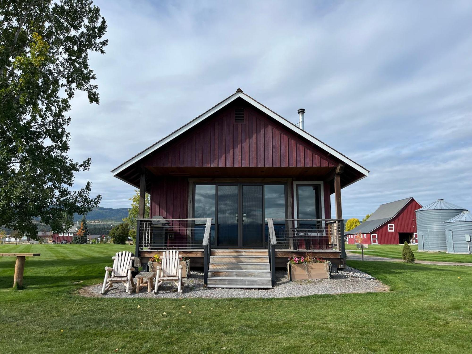 New Cabin With Spectacular Views Of Flathead Lake. Somers Bagian luar foto
