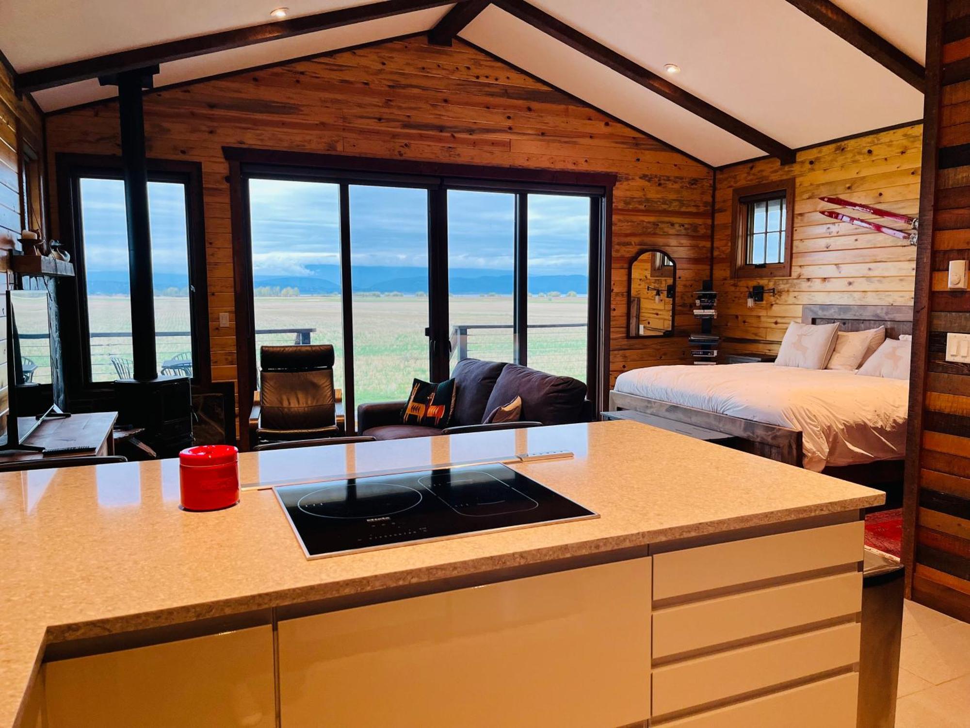 New Cabin With Spectacular Views Of Flathead Lake. Somers Bagian luar foto
