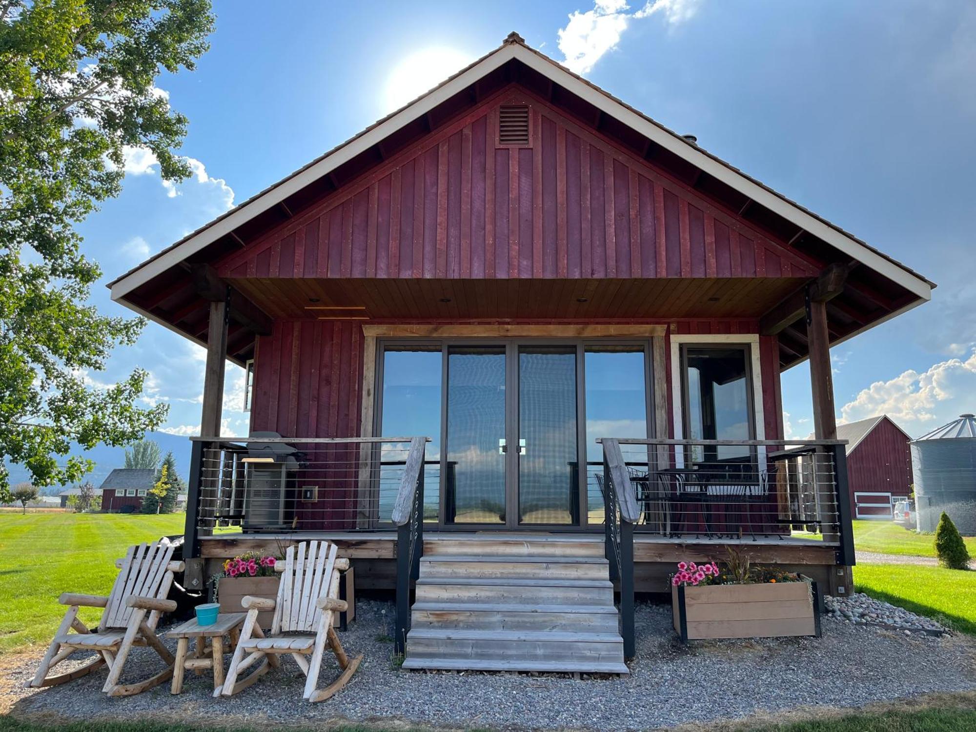New Cabin With Spectacular Views Of Flathead Lake. Somers Bagian luar foto